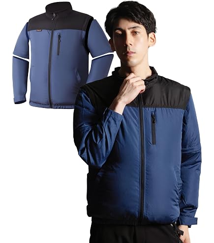 Amazon.co.jp: NSP 空調服 Nクールウェア NA-2011 服単体 長袖 立ち襟