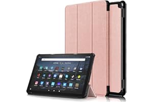 対応 Fire HD10 2021 ケース (2021年発売 第11世代) hd10 / hd10 plus 2021 スマートタブレット ケース カバー 高級PU レザー 手帳型 薄型 三つ折スタンド 強力な磁石 オートスリープ機能 キズ防止開閉式