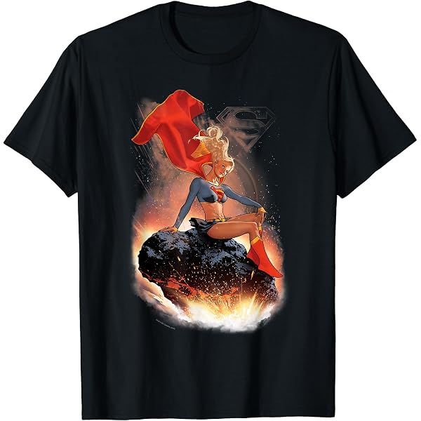 Amazon | DC Comics/ スーパーガール(SUPERGIRL) Tシャツ | Tシャツ