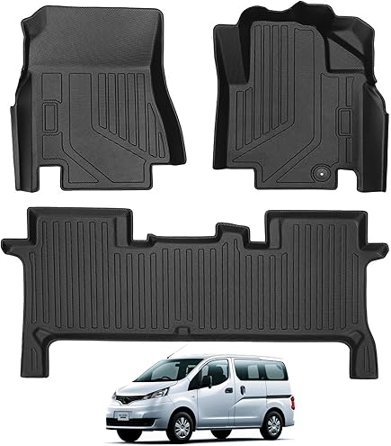 【★値下★】車内マット(NV200バネットバン後部) NV200 バネット フロアマット カーマット ラグマット 2列目 後部座席