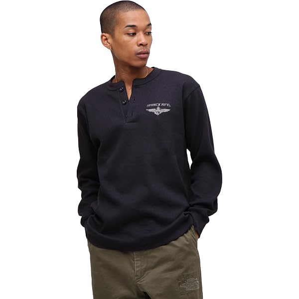 Amazon | [アヴィレックス] ファティーグ 長袖 Tシャツ ミリタリー 