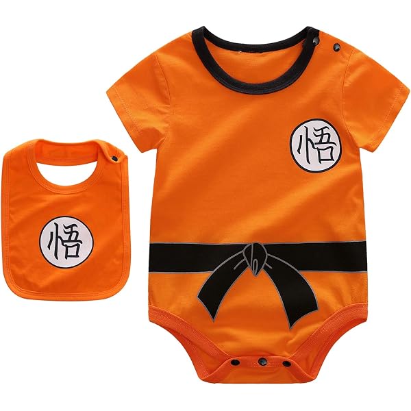 Boy Bodysuit Romper Goku Modeling 