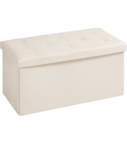 Amazon｜山善(YAMAZEN) 収納 スツール 幅76×奥行38×高さ40cm 大容量