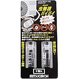 ミツギロン(Mitsugiron) エアコン排水ホース用 防虫キャップ クリア 2個入 室外機 エアコンホース 侵入防止 紫外線に強い ワンタッチ取り付け 虫無視バイバイ ST-23
