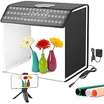 Amazon | PULUZ 撮影ボックス、長方形撮影用ライトボックスキット600D