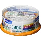 Verbatim バーベイタム 1回録画用 ブルーレイディスク BD-R DL 50GB 20枚 ホワイトプリンタブル 片面2層 1-4倍速 VBR260YP20SV1
