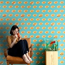 たいやき。ページ Amazon | 壁紙屋本舗 壁紙 はがせる たい焼き 食べ物 柄