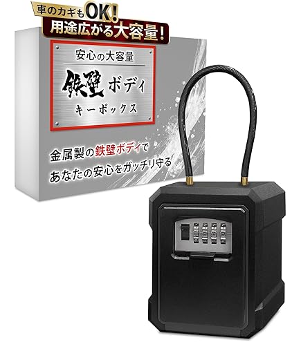 Amazon.co.jp: WeHere 防水 キー ロック ボックス 使用 OTP/固定