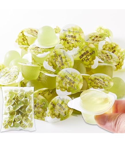 Amazon.co.jp: ASフーズ 果汁 ゼリー BOX 〔【 シャインマスカット × 1