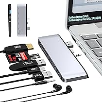 Amazon | Surface Laptop 5/4/3/Go/Go 2/Go 3ハブ- 4K@30Hz HDMI、2x