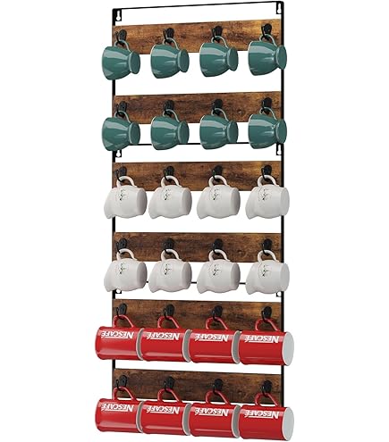 Gothic Bat Mug Holder Tree – 8-Hook Coffee Cup Rack With Coffin Base, Halloween Kitchen Decor - View #5