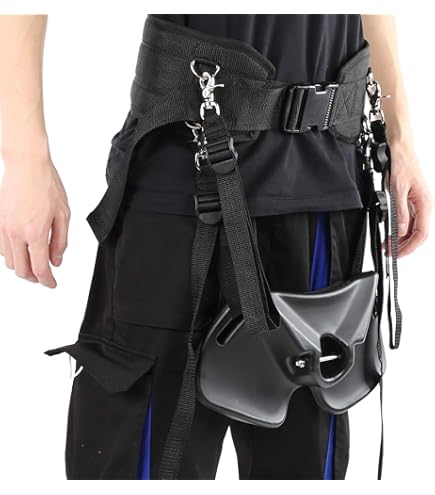 Amazon | ロッドファイティングベルト 調節可能なベルトハーネス釣り竿