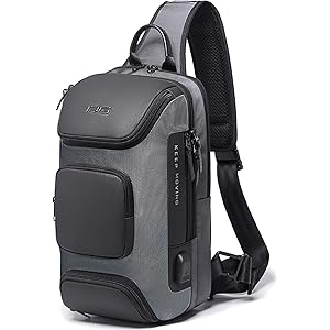 YUCG ボディバッグ メンズ 斜めがけ 大容量 ワンショルダーバッグ 防水 USB充電ポート 肩掛けバッグ iPad収…