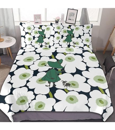 Amazon｜ムーミン 布団カバー 3点セット シングル 寝具カバーセット