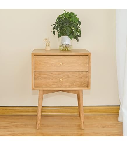 Amazon.co.jp: WestUx 素朴なミッドセンチュリー無垢材ナイトテーブル
