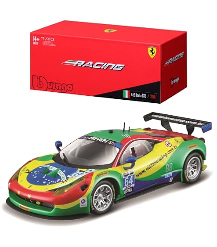Amazon | Bburago 1/43 フェラーリ F430 GTC 2008#97 レッド/イエロー