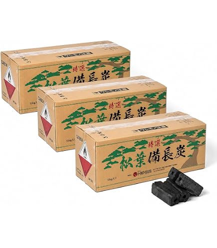 紀州備長炭15kg ① Amazon.co.jp: 特選 紀州備長炭 15kg ウバメガシ 和歌山県木炭協会