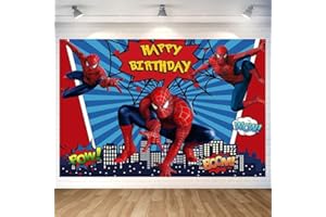 スパイダーマン バースデー タペストリー スパイダーマン 誕生日 飾り付け バースデー フォトポスター スパイダーマン 誕生日 写真背景 Happy Birthday パーティー タペストリー おしゃれ 誕生日 デコレーション 子供