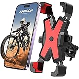 ANKDELL 自転車 スマホホルダー 【2023新登場】 バイク 用スマホホルダー 防振 片手操作 脱落防止 360度回転 角度調整 振動吸収 クロスバイク用 携帯置き ロードバイク スマホ固定用 4.8-6.8インチ 多機種対応 簡単取付 日本語