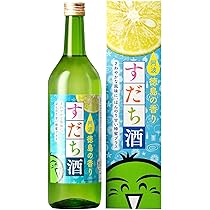 Amazon.co.jp: 鳴門鯛 しゅムリエ すだち酒 化粧箱入り720ml 本家松浦