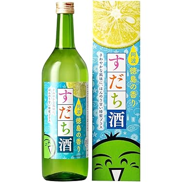 Amazon.co.jp: 鳴門鯛 しゅムリエ すだち酒 化粧箱入り720ml 本家松浦