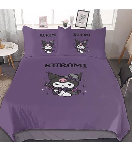 Amazon｜クロミ ちゃん 布団カバー ダブル 3点セット 寝具セット 布団