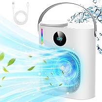 冷風扇の出品です。エアコンの苦手な方には最適な商品です。 Amazon | ARZER 冷風機 冷風扇【2025年新登場 ・噴霧加湿・冷感