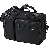 サンワダイレクト 3WAYビジネスバッグ マチ拡張機能・鍵付き 20L 15.6 型ワイド対応 200-BAG048