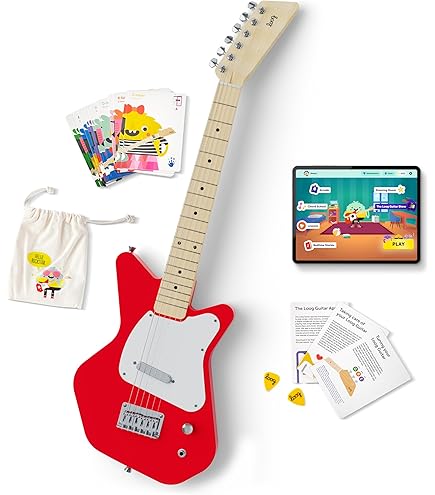Amazon | Loog Fender x 3弦ストラトキャスター エレキキッズ ギター 3