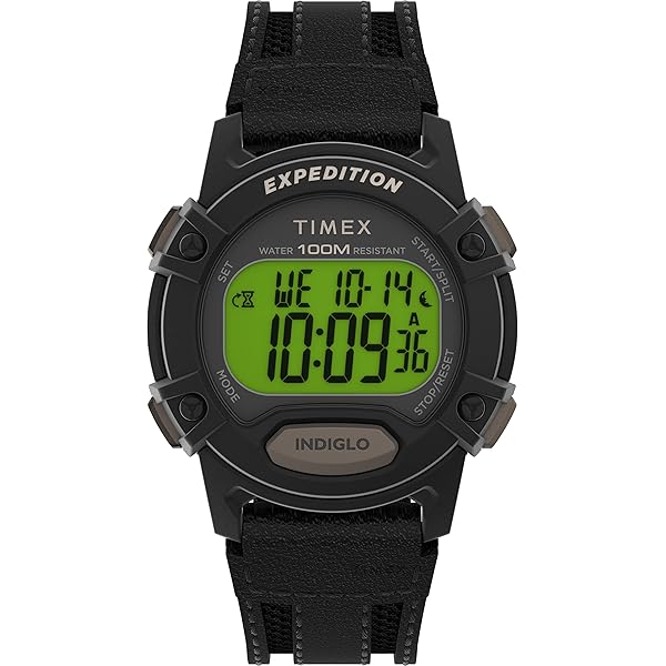 TIMEX EXPEDITION デジタル腕時計 ブラック/グリーン Amazon.co.jp: (タイメックス) Timex Expedition 腕時計 デジタル