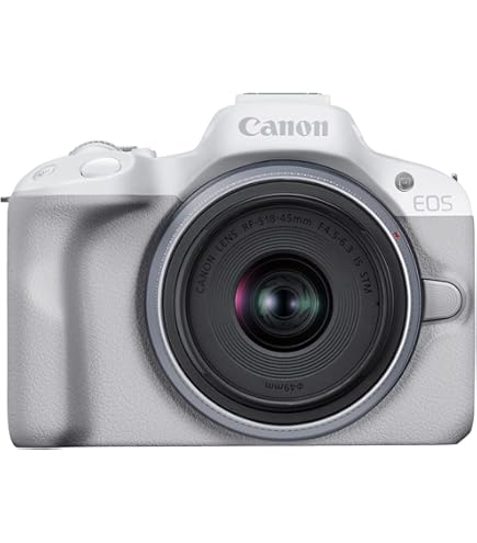 Amazon | Canon ミラーレスVlogカメラ EOS R50 (本体のみ/ホワイト) RF