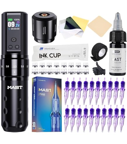 Amazon.co.jp: MAST TATTOO ワイヤレスバッテリー Fold Pro タトゥー