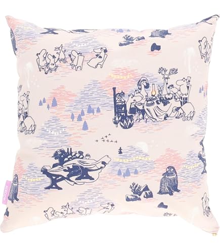 Amazon.co.jp: 丸眞 クッション MOOMIN ムーミン H50×W30cm ムーミン
