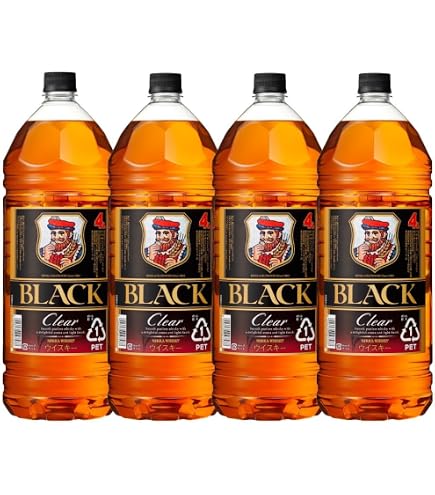 Amazon.co.jp: ブラックニッカ クリア 業務用 4000ml×4本 37度 ペット