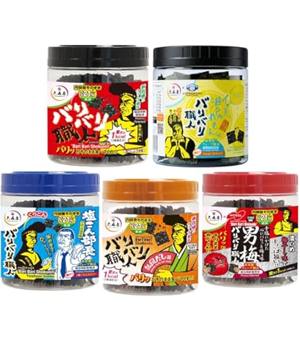 Amazon.co.jp: 大森屋 バリバリ職人 30枚 まとめ買い(×5) : 食品・飲料