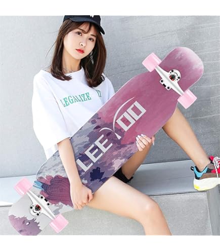 Amazon | クルージング用スケートボードロングボード42インチ - フリー