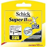 シック Schick スーパーIIプラスX 2枚刃 替刃 (16コ入) 髭剃り カミソリ