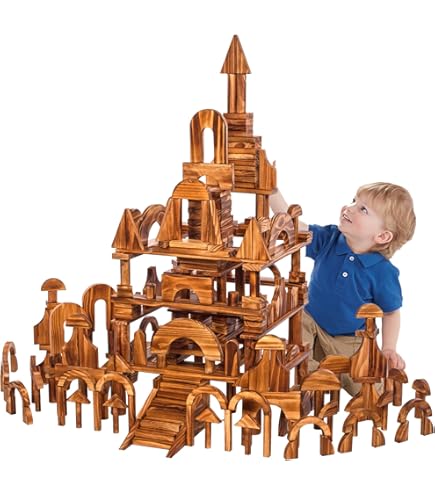 Amazon | 知育玩具 □HUIZORBIT DELUXE 66 知育転がしブロック玩具