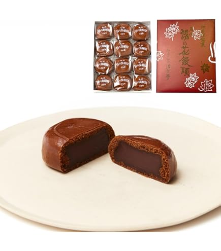 Amazon.co.jp: 銀の汐 焼きチョコまんじゅう 1個 10コ入り : 食品