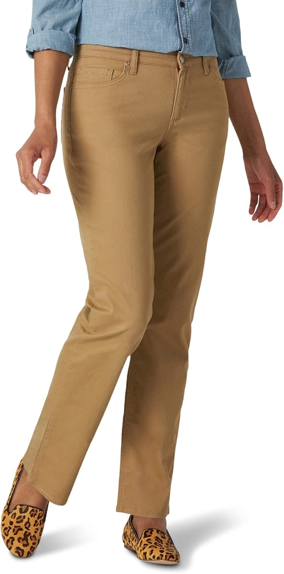 Lee Women's Relaxed Fit Straight-Leg 