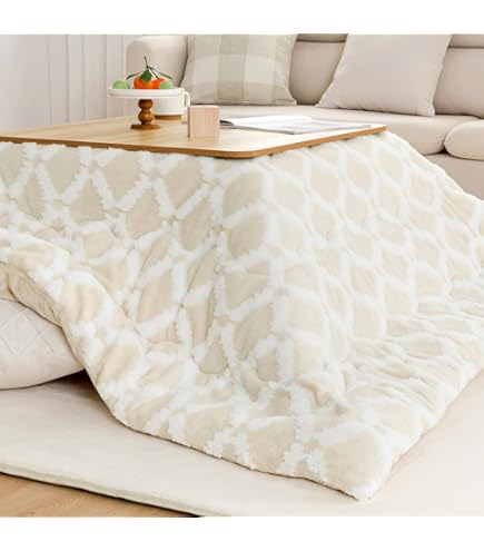 Amazon.co.jp : 無印良品 フランネルこたつふとん グレーチェック 大