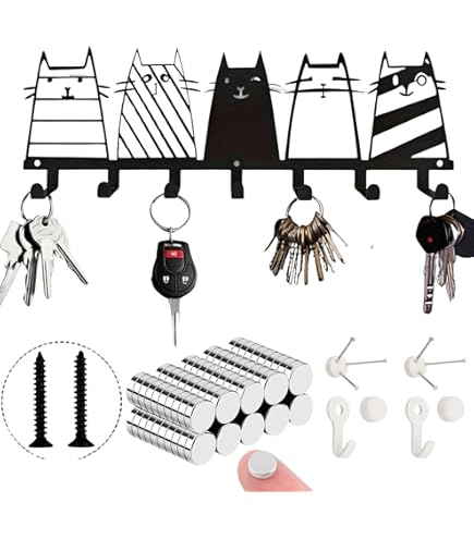 Amazon.co.jp: SUPERDANT 壁掛けフック フック KEYS 7つのフック