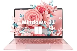 ESBOOKノートパソコン 【Windows 11 Pro搭載】【MS Office 2019搭載】（Word、Excel、PowerPointなど利用可能) 14インチIPS液晶/1920×1080FHDディスプレイ カメラ付き 大画面/薄型PCノ