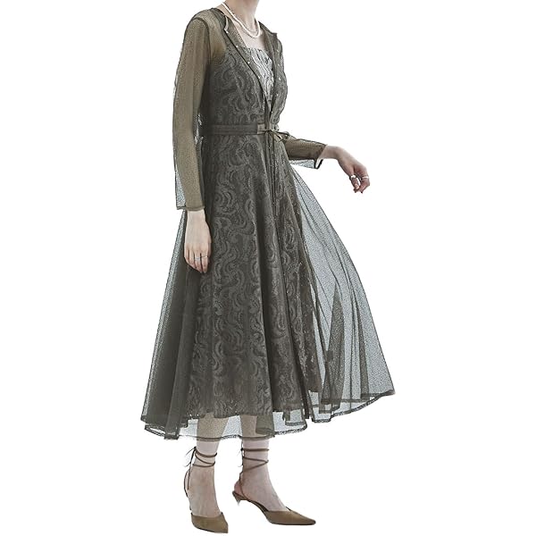 スーツ・フォーマル・ドレス etoll. Cocoon sleeve lace tight dress etoll. Cocoon sleeve lace tight dress