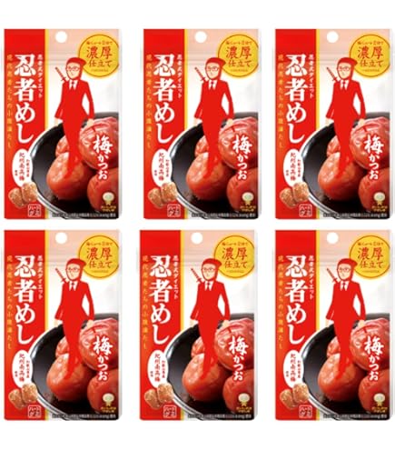 Amazon | 味覚糖 旨味シゲキックス忍者めし梅かつお味 20G×4袋