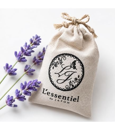 Amazon.co.jp: 《ラベンダー サシェ》50g 花芽 手摘み コットン 刺繍