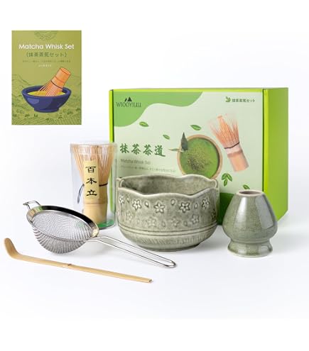 Amazon | 「Fiauvx」百本立 茶筅 茶筅立て 茶杓 茶さじ 抹茶碗 茶道具