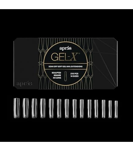 Amazon | APRÉS Gel-X® スティレット型ネイルチップセット｜210枚入り