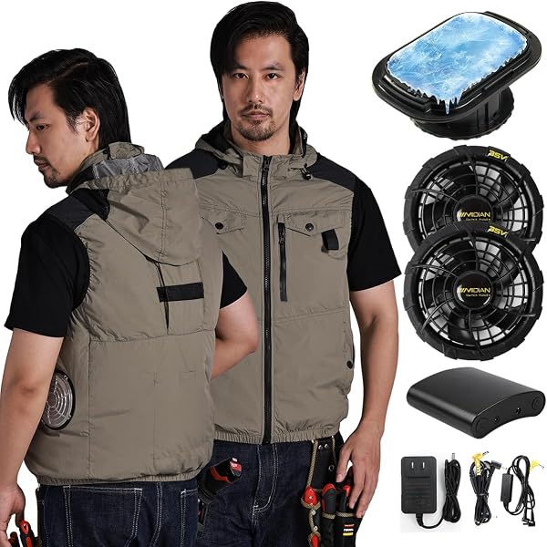 Amazon.co.jp: [MIDIAN] ペルチェ冷却服 長袖【2026業界独創 2つ冷却器