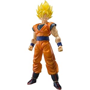 S.H.フィギュアーツ ドラゴンボールZ スーパーサイヤ人フルパワー 孫悟空 約140mm PVC&ABS製 塗装済み可…